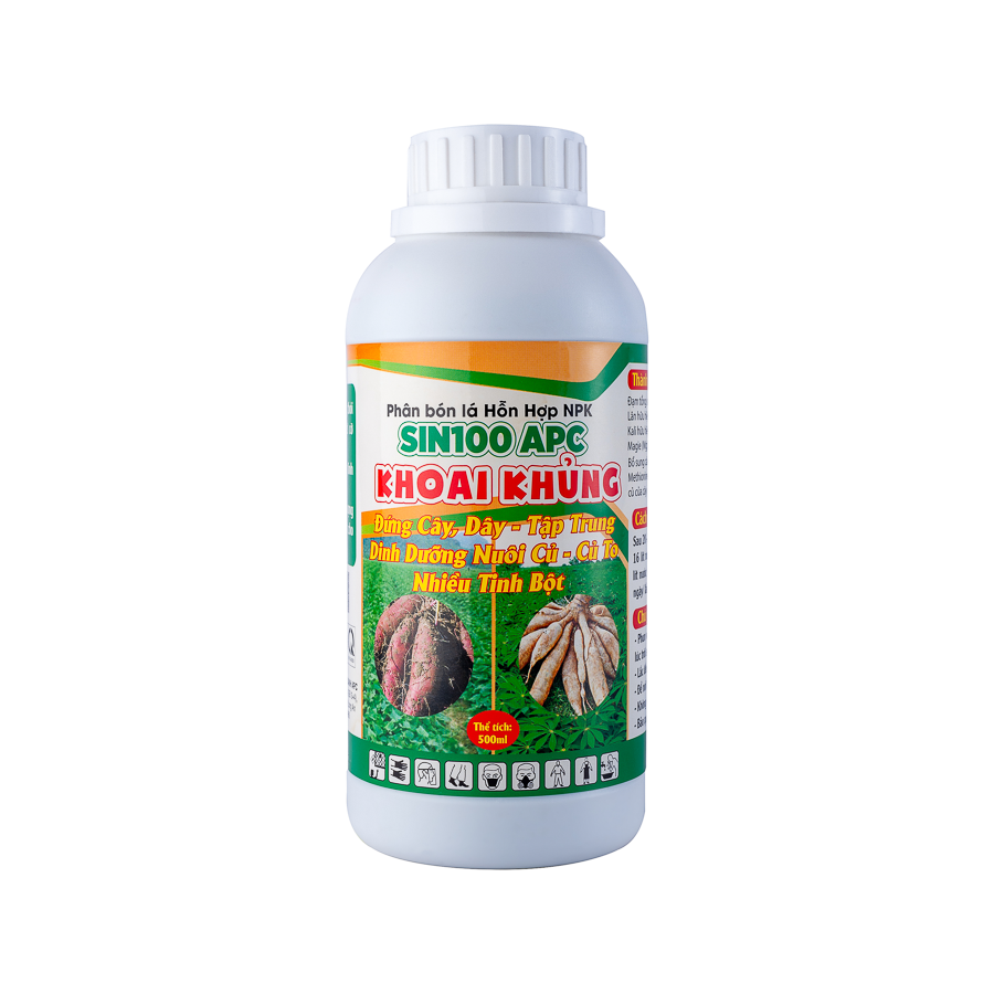 PHÂN BÓN LÁ HỖN HỢP NPK SIN 100 APC - KHOAI KHỦNG