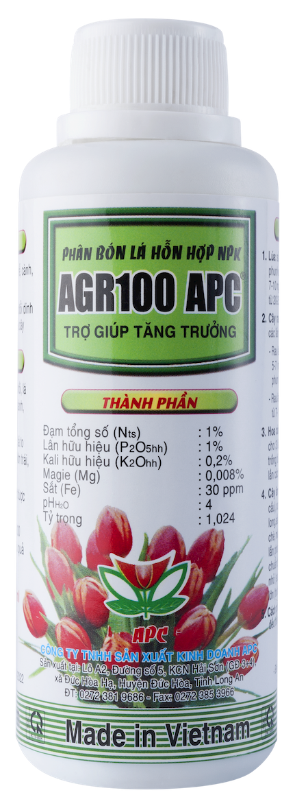 PHÂN BÓN LÁ HỖN HỢP NPK - AGR100 APC