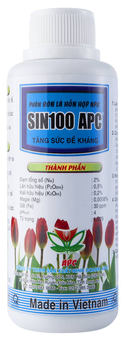 PHÂN BÓN LÁ HỖN HỢP NPK - SIN100 APC